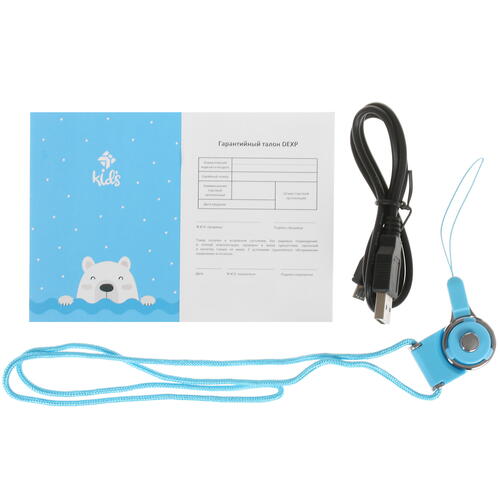 Купить Детская компактная камера DEXP Kid's Cam Blue  1649354. Характеристики, отзывы и цены в Донецке