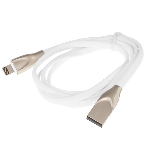 Купить Кабель круглый FORZA Lightning 8-pin - USB 2.0 Type-A белый 1 м  5482329. Характеристики, отзывы и цены в Донецке