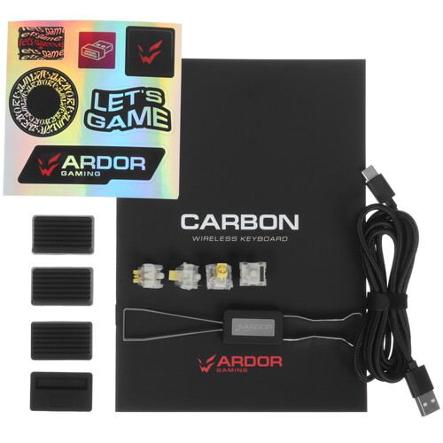 Купить Клавиатура  проводная + беспроводная ARDOR GAMING Carbon  9088030. Характеристики, отзывы и цены в Донецке
