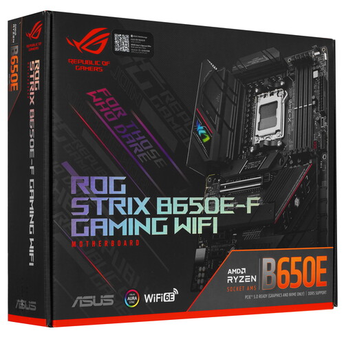 Купить Материнская плата ASUS ROG STRIX B650E-F GAMING WIFI  5084597. Характеристики, отзывы и цены в Донецке