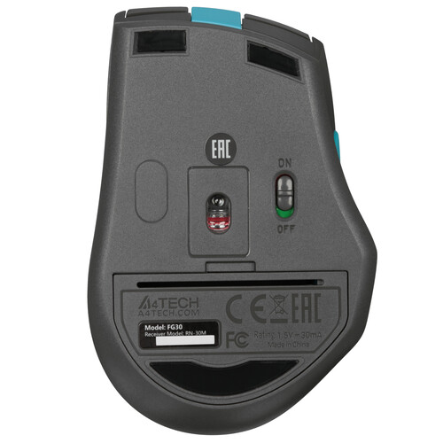 Купить Мышь беспроводная A4Tech Fstyler FG30  черный  9280328. Характеристики, отзывы и цены в Донецке