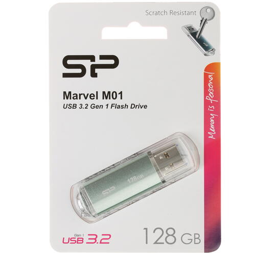 Купить Память USB Flash 128 ГБ Silicon Power Marvel M01 [SP128GBUF3M01V1B]  4734178. Характеристики, отзывы и цены в Донецке