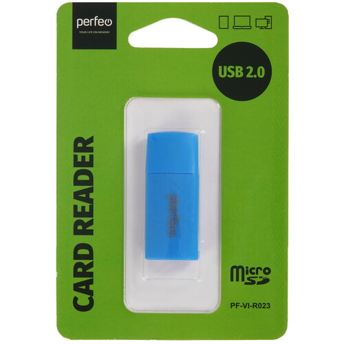 Купить Кард-ридер Perfeo PF-VI-R023  9209034. Характеристики, отзывы и цены в Донецке