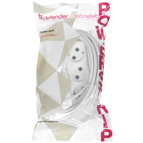 Купить Удлинитель Defender B230 белый  9231128. Характеристики, отзывы и цены в Донецке