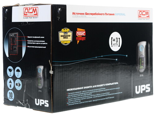 Купить ИБП Powercom IMPERIAL IMD-825AP  0009708. Характеристики, отзывы и цены в Донецке