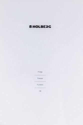 Купить Холодильник с морозильником   HOLBERG HRB 2001NDGW белый  9105331. Характеристики, отзывы и цены в Донецке
