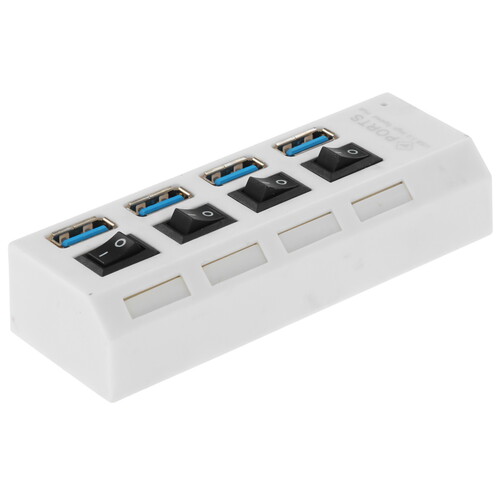 Купить USB-разветвитель Smartbuy SBHA-7304-W  5344029. Характеристики, отзывы и цены в Донецке