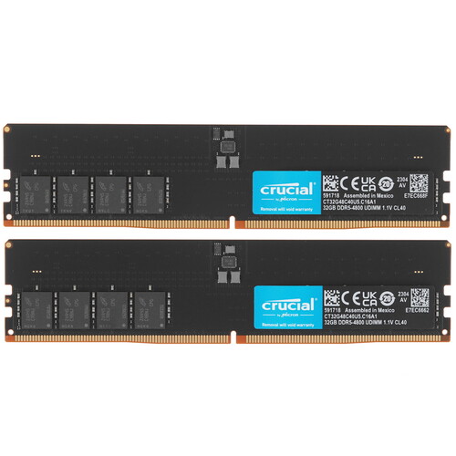 Купить Оперативная память Crucial [CT2K32G48C40U5] 64 ГБ  4883296. Характеристики, отзывы и цены в Донецке