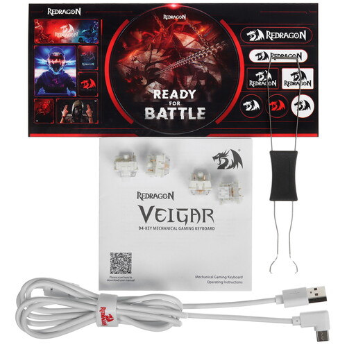Купить Клавиатура  проводная + беспроводная Redragon Veigar K643  5463744. Характеристики, отзывы и цены в Донецке
