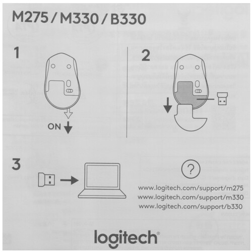 Купить Мышь беспроводная Logitech M330 SILENT PLUS  5637616. Характеристики, отзывы и цены в Донецке