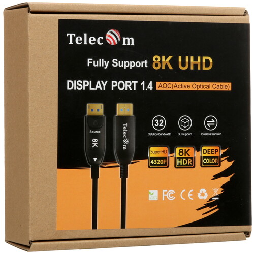 Купить Кабель однонаправленный Telecom DisplayPort - DisplayPort, 10 м  5471594. Характеристики, отзывы и цены в Донецке