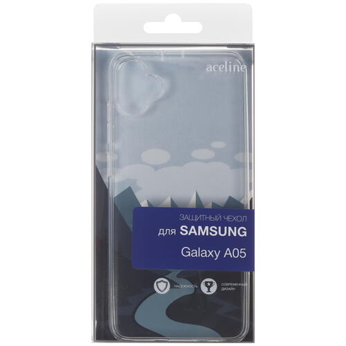 Купить Накладка  Aceline Silicone для Samsung Galaxy A05 прозрачный  5434757. Характеристики, отзывы и цены в Донецке