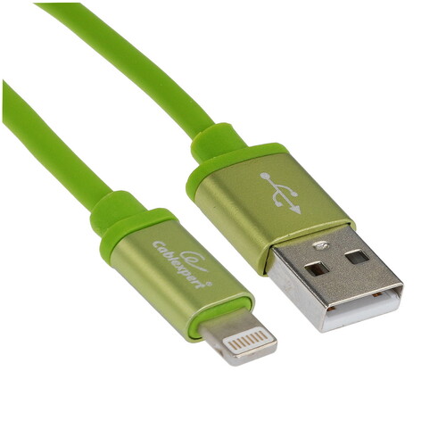 Купить Кабель круглый Cablexpert Lightning 8-pin - USB 2.0 Type-A зеленый 1 м  5485444. Характеристики, отзывы и цены в Донецке