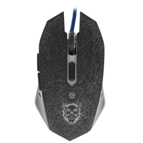 Купить Мышь проводная Defender SHOCK GM-110L черный + коврик  8106330. Характеристики, отзывы и цены в Донецке