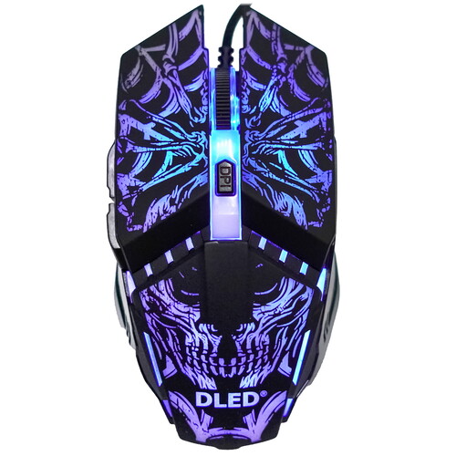Купить Мышь проводная DLED GM1095 [10626] черный  9174993. Характеристики, отзывы и цены в Донецке