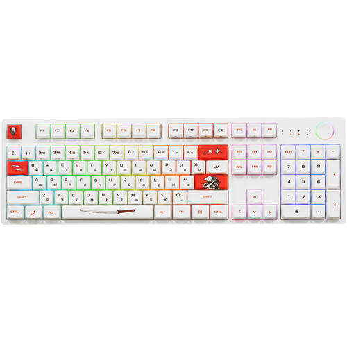 Купить Клавиатура проводная + беспроводная ARDOR GAMING Katana [AG-ZD-104GT-XDA-HS-W]  5412188. Характеристики, отзывы и цены в Донецке