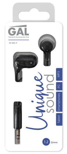 Купить Проводные наушники GAL M-005-F черный 2024  9196842. Характеристики, отзывы и цены в Донецке