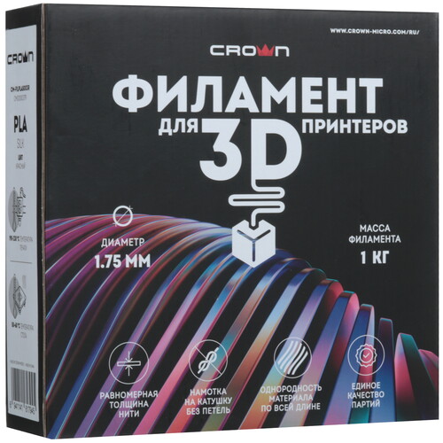 Купить Пластик CROWN CM-FILPLAS003R  9229245. Характеристики, отзывы и цены в Донецке