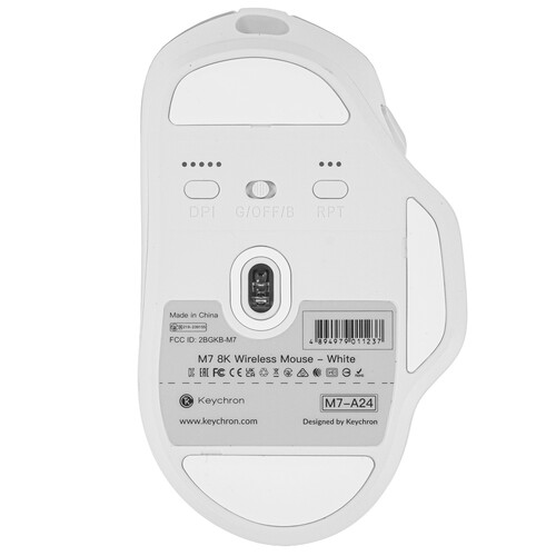 Купить Мышь беспроводная/проводная Keychron M7  9307466. Характеристики, отзывы и цены в Донецке