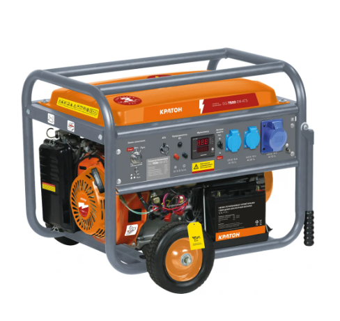 Купить Электрогенератор   бензиновый Кратон GG-7500-EM-ATS  9126395. Характеристики, отзывы и цены в Донецке