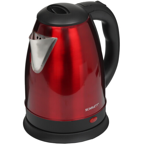 Купить Электрочайник Scarlett SC-EK21S76 красный  5308870. Характеристики, отзывы и цены в Донецке