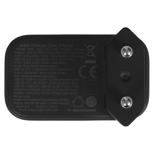 Купить Сетевое зарядное устройство Anker Nano Charger черный  5653118. Характеристики, отзывы и цены в Донецке