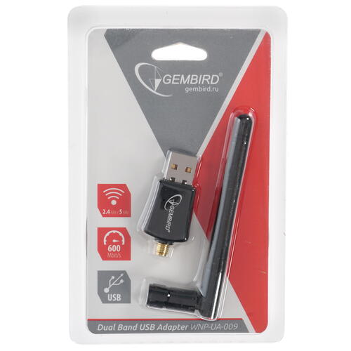Купить Wi-Fi адаптер Gembird WNP-UA-009  1355404. Характеристики, отзывы и цены в Донецке