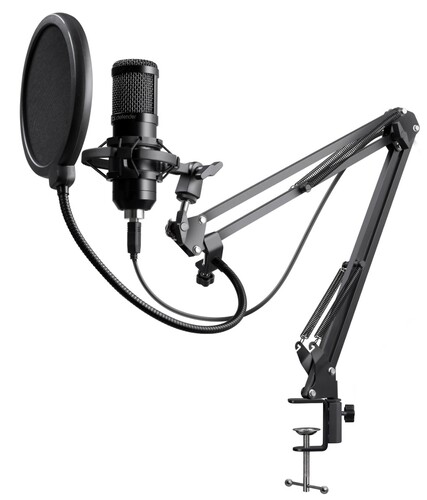 Купить Микрофон Defender Space GMC 450 черный  9204460. Характеристики, отзывы и цены в Донецке