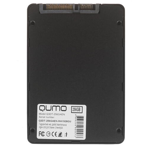 Купить 256 ГБ 2.5" SATA накопитель QUMO Novation 3D [Q3DT-256GAEN]  1386201. Характеристики, отзывы и цены в Донецке
