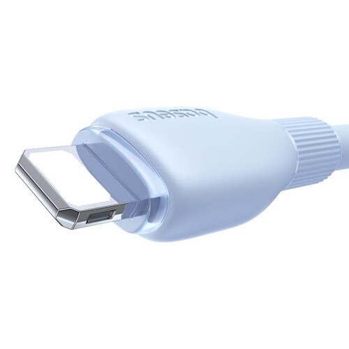 Купить Кабель круглый Baseus Lightning 8-pin - USB Type-C голубой 1 м  5627438. Характеристики, отзывы и цены в Донецке