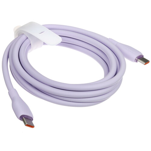 Купить Кабель круглый Baseus USB Type-C - USB Type-C фиолетовый 2 м  5495758. Характеристики, отзывы и цены в Донецке