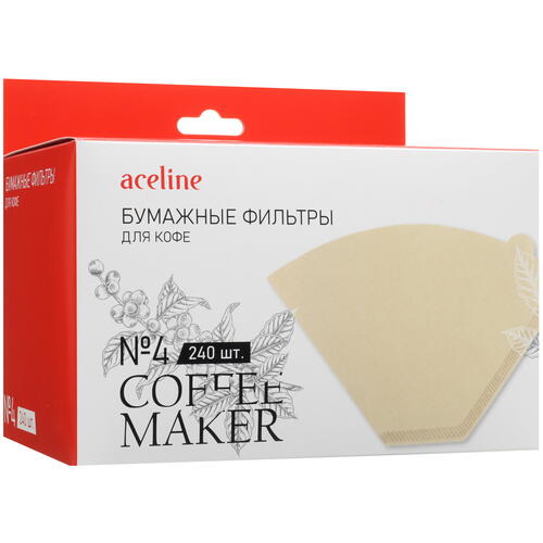 Купить Одноразовые фильтры Aceline A2OA52 №4 коричневый  5053867. Характеристики, отзывы и цены в Донецке