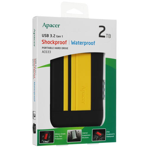 Купить 2 ТБ Внешний HDD Apacer AC633  5036733. Характеристики, отзывы и цены в Донецке