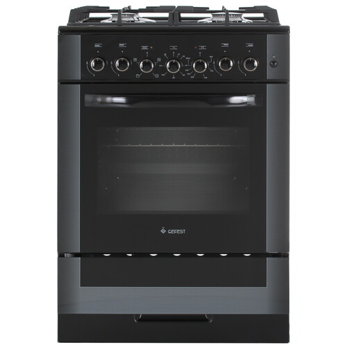 Купить Комбинированная плита Gefest GE 652044 GC черный  9085702. Характеристики, отзывы и цены в Донецке