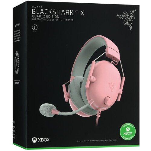 Купить Проводные наушники Razer BlackShark V2 X розовый 2022  5619567. Характеристики, отзывы и цены в Донецке