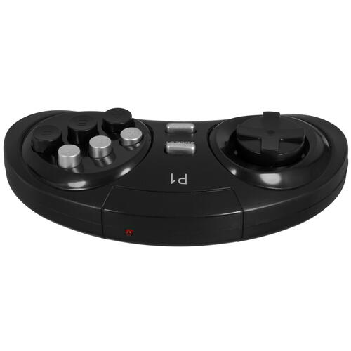 Купить Геймпад беспроводной Retro Genesis 16 Bit HD Ultra P1 черный  5076030. Характеристики, отзывы и цены в Донецке