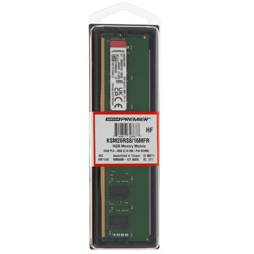 Купить Серверная оперативная память Kingston Server Premier [KSM26RS8/16MFR] 16 ГБ  9914466. Характеристики, отзывы и цены в Донецке