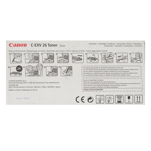 Купить Картридж лазерный Canon C-EXV26 черный, с чипом  0186948. Характеристики, отзывы и цены в Донецке