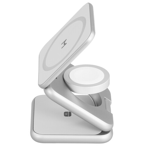 Купить Беспроводное зарядное устройство Magssory Fold Pro серебристый  9269684. Характеристики, отзывы и цены в Донецке