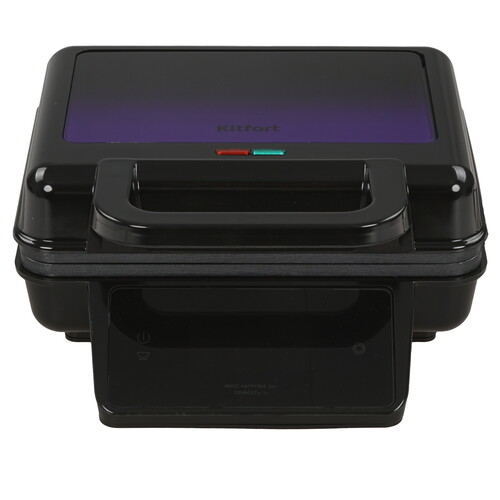 Купить Вафельница Kitfort KT-4606 черный  9287546. Характеристики, отзывы и цены в Донецке