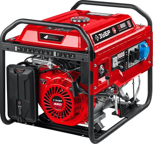 Купить Электрогенератор   бензиновый Зубр СБ-8000Е  5307664. Характеристики, отзывы и цены в Донецке