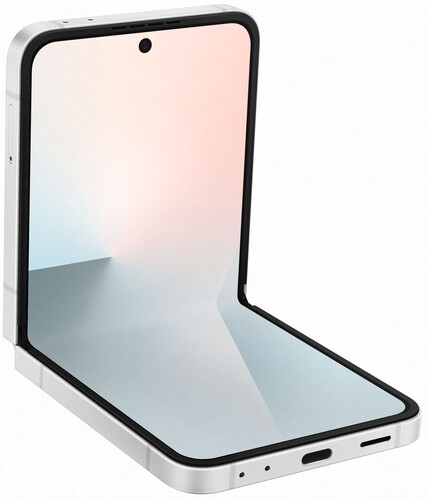 Купить 6.7" Смартфон Samsung Galaxy Z Flip7 FE 128 ГБ белый  5632784. Характеристики, отзывы и цены в Донецке