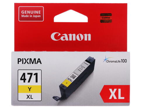 Купить Картридж Canon CLI-471Y XL желтый  1040143. Характеристики, отзывы и цены в Донецке