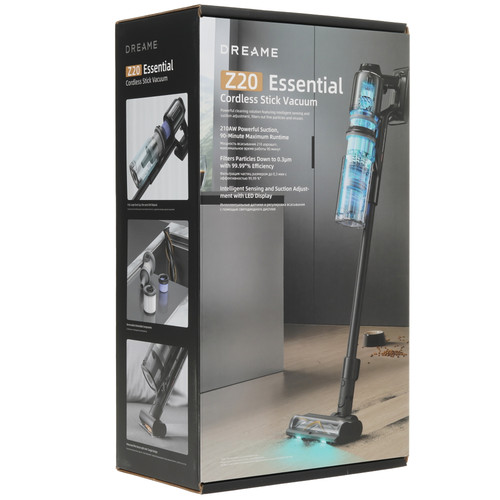 Купить Вертикальный пылесос  Dreame Z20 Essential  серый  5624098. Характеристики, отзывы и цены в Донецке