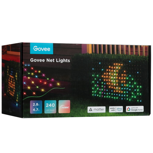 Купить Гирлянда Govee Outdoor Net Lights  5606639. Характеристики, отзывы и цены в Донецке