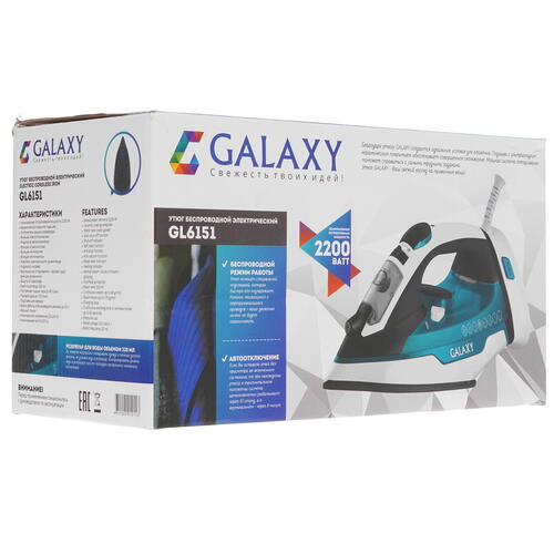 Купить Утюг GALAXY GL 6151 синий  5313890. Характеристики, отзывы и цены в Донецке