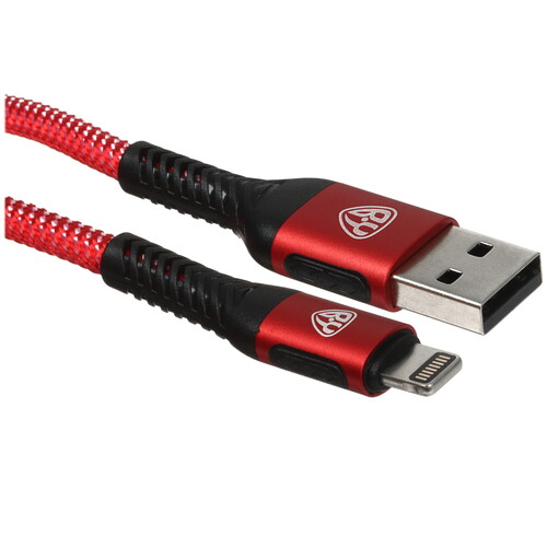 Купить Кабель круглый BY Lightning 8-pin - USB 2.0 Type-A красный 1 м  5482159. Характеристики, отзывы и цены в Донецке