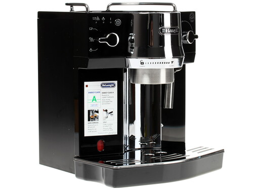 Купить Кофеварка рожковая DeLonghi EC 820.B черный  1004378. Характеристики, отзывы и цены в Донецке