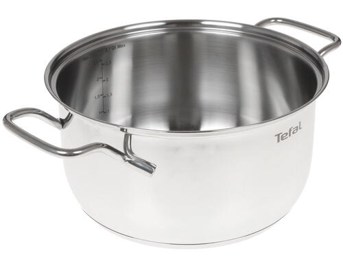 Купить Кастрюля Tefal Intuition G6 B8644474 2.9 л 20 см серебристый  1257351. Характеристики, отзывы и цены в Донецке