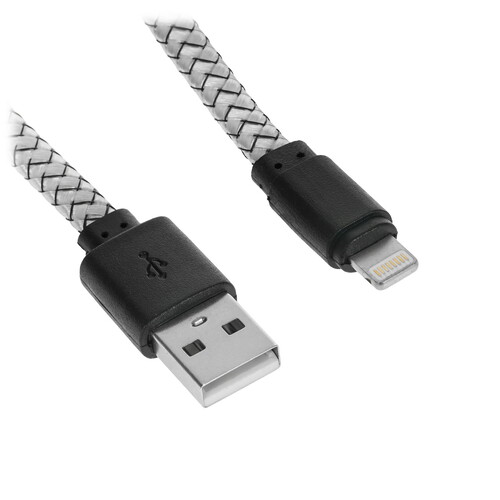 Купить Кабель круглый Cablexpert Lightning 8-pin - USB 2.0 Type-A серебристый 1 м  9092871. Характеристики, отзывы и цены в Донецке